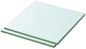 Półki do salonu - vidaXL vidaXL Półki, 2 szt., panel z bezbarwnego szkła, 30 x 30 cm - miniaturka - grafika 1