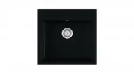 Zlewozmywaki - eos Zlewozmywak granitowy COMO czarny mat comoczm - miniaturka - grafika 1