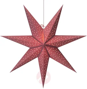 Markslojd Gwiazda Clara, aksamitny wygląd, 75 cm, różowy - Ozdoby bożonarodzeniowe - miniaturka - grafika 2