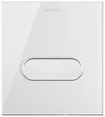 Przyciski spłukujące - Duravit Duravit DuraSystem Przycisk spłukujący A1 do pisuaru szklany biały WD5005012000 - miniaturka - grafika 1