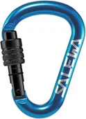 Sprzęt wspinaczkowy - Salewa HMS Screw G2 Carabiner Small, blue 2021 Karabinki zakręcane 00-0000001525-3500-SMALL - miniaturka - grafika 1
