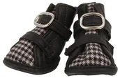 Ubranka dla psów - Puppia puppia pamd sh068 Houndstooth buty, XXL, czarna - miniaturka - grafika 1