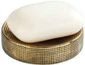 Mydelniczki i dozowniki mydła - Wenko Mydelniczka ceramiczna RIVARA złota 24402100 - miniaturka - grafika 1
