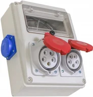 Bezpieczniki elektryczne - Rozdzielnica natynkowa R-box 240 1x16A 5P 1x32A 5P - miniaturka - grafika 1