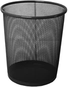 Pudła i pojemniki do przechowywania - Pucuś Kosz na papier ażurowy duży czarny 26 x 24 cm - miniaturka - grafika 1
