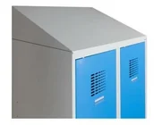 Szafki BHP - Malow Daszek D 430 W skośny o szerokości 120 cm D430W - miniaturka - grafika 1