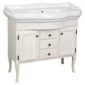 Szafki łazienkowe - Sapho RETRO szafka umywalkowa 89x80x48cm, starobiała 1621 - miniaturka - grafika 1