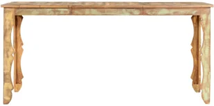 vidaXL Stół jadalniany, 160 x 80 x 76 cm, lite drewno z odzysku - Stoły - miniaturka - grafika 2