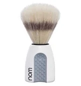 Pędzle do golenia - Muhle Muehle Nom Erik Pędzel do golenia biały dla mężczyzn 16340 - miniaturka - grafika 1