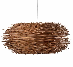 Faro Barcelona Nido Lampa wisząca Ciemne drewno, 1-punktowy 68153 - Lampy sufitowe - miniaturka - grafika 2