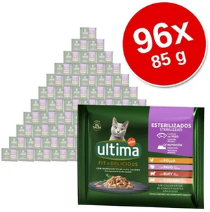 Affinity Ultima Megapakiet Ultima Cat Sterilized, 96 x 85 g - Kurczak i łosoś - Mokra karma dla kotów - miniaturka - grafika 2