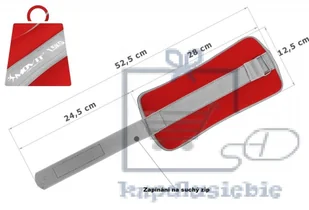 MOVIT Odblaskowe ciężarki mankiety z neoprenu - 2 x 1,5 kg - Pozostały sprzęt siłowy - miniaturka - grafika 3