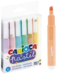 CARIOCA Zakreślacze 6kol pastel Carioca - Zakreślacze - miniaturka - grafika 2