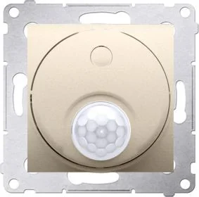 Kontakt SIMON Łącznik z czujnikiem ruchu 20-500 W złoty mat DCR10T.01/44 SIMON - Wyłączniki światła i elektryczne - miniaturka - grafika 2