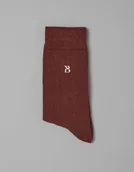 Skarpetki męskie - Borgio skarpety stretch cotton brązowe - miniaturka - grafika 1