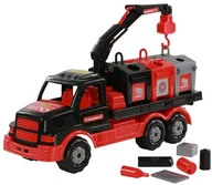 Samochody i pojazdy dla dzieci - POLESIE Mammoet Samochód do przewozu kontenerów - miniaturka - grafika 1