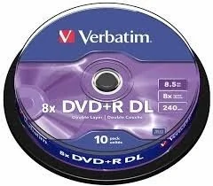 Verbatim DVD+R 43666 8.5GB 8X DOUBLE LAYER cake10SZ - Nośniki danych - miniaturka - grafika 2