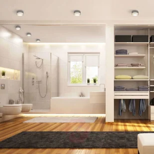 Top Light Lampa sufitowa LED Puk Meg Maxx Plus, chrom matowy - Lampy sufitowe - miniaturka - grafika 3