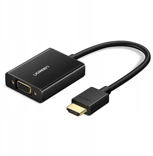 Ugreen MM102 Adapter Hdmi do Vga z audio (czarny) - Adaptery i przejściówki - miniaturka - grafika 4