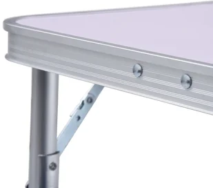 VidaXL Składany stolik turystyczny, biały, aluminiowy, 60 x 45 cm 48178 VidaXL - Meble turystyczne - miniaturka - grafika 7