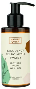 Nature Queen Łagodzący żel do mycia twarzy 5902610971242 - Żele do mycia twarzy - miniaturka - grafika 2