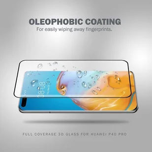 Huawei CRONG Crong 3D Armour Glass Szkło Hartowane 9H na ekran P40 Pro + ramka instalacyjna CRG-3DAG-HP40P - Szkła hartowane na telefon - miniaturka - grafika 9