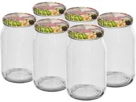 Pojemniki kuchenne - Biowin Słoje do przetworów z zakrętkami 0,9L - miniaturka - grafika 1