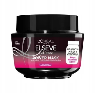 Loreal Elseve Full Resist Power Mask wielofunkcyjna maska wzmacniająca 300ml - Maseczki do twarzy - miniaturka - grafika 4