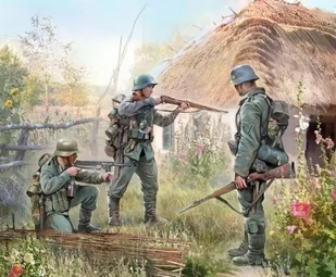 Zvezda German Infantry Eastern Front 3627 - Modele do sklejania - miniaturka - grafika 3