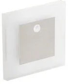 Lampy sufitowe - Kanlux Oczko Apus 27370 lampa sufitowa wpuszczana downlight z czujnikiem ruchu 1x0,8W 12V LED WW aluminium szczotkowane - miniaturka - grafika 1