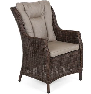 HOME & GARDEN Meble ogrodowe technorattanowe Bristol 230 cm Brown Mat / Brown Melange 8+1 485021 - Meble ogrodowe - miniaturka - grafika 5