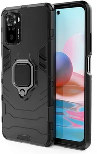 Alogy Etui Stand Ring Armor do Xiaomi Redmi Note 10/10s czarne 9542X1 - Etui i futerały do telefonów - miniaturka - grafika 3