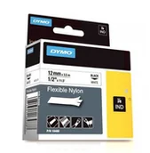 Taśmy do drukarek barwiące - Dymo oryginalny taśma do drukarek etykiet, , 18488, czarny druk/biały podkła - miniaturka - grafika 1