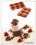 Formy do ciast - Silikomart 26.127.00.0065 SF 119 cylinder forma silikonowa forma 30,1 x 17,5 x 1,79 cm Red Clay 26.127.00.0065 - miniaturka - grafika 1