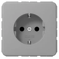 Gniazdka elektryczne - Jung JUNG gniazdo wtykowe z zestykiem ochronnym 16 A 250 V Serie CD Szary, 1 sztuki, CD 1520 gr CD 1520 GR - miniaturka - grafika 1