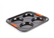 Formy do ciast - Le Creuset 94101200000000 nieprzywierająca forma do pieczenia formy do pieczenia na 4 Yorkshire Pudding, czarny 94101200000000 - miniaturka - grafika 1