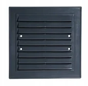 Kratki wentylacyjne - Parkanex Skośna Plastikowa 14*14CM Czarna - miniaturka - grafika 1