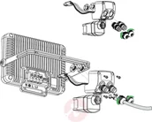 Czujniki ruchu i zmierzchu - THEBEN Theben theLeda B czujnik RC+ pilot, czarny - miniaturka - grafika 1