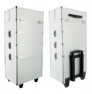 Kuferek kosmetyczny walizka XXL troley na kółkach - Kosmetyczki, organizery i kuferki - miniaturka - grafika 7