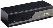 Przełączniki KVM - InLine InLine 63654I KVM przełącznik biurkowy, 4-krotny, podwójny monitor DisplayPort 1.2, 4K, USB 3.0, audio - miniaturka - grafika 1