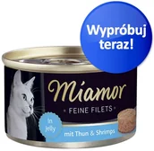 Mokra karma dla kotów - Miamor Pakiet próbny Feine Filets 12 x 100 g Pakiet mieszany II - miniaturka - grafika 1