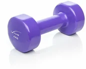 Hantle i ciężarki - Vivo Hantla vinyl 4 kg purpurowy 4560126 - miniaturka - grafika 1