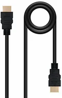 Kable - NANOCABLE Nanocable kabel HDMI V2.0, 10.15.3600 o wysokiej prędkości, 4 K, 60 Hz, 18 Gbit/s, męski-męski, typ A/M-A/M, czarny, 0,5 mts 10.15.3600 - miniaturka - grafika 1