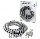 LogiLink Organizer kabli KAB0013 spiralny, 2.5m, s - Pozostałe akcesoria sieciowe - miniaturka - grafika 3