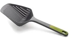 Joseph Joseph Łyżka cedzakowa Scoop Plus Large, grafitowo-zielona, 35x13x5,5 cm - Łyżki - miniaturka - grafika 2
