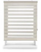 Rolety - Blindecor blindecor ND200 sklep z tkaniny podwójne, w dzień i w nocy, 120 x 180 cm 150430220 - miniaturka - grafika 1