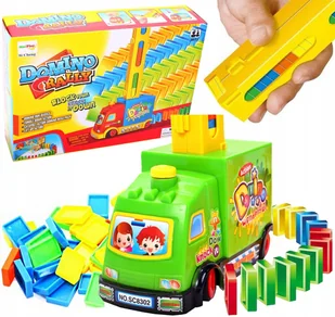 Samochód Domino Car Układa Klocki 100szt Domino - Klocki - miniaturka - grafika 2