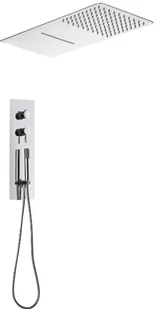 Deante Slim Line Komplet podtynkowy natryskowy z baterią mieszaczową NAC 09LM - Baterie podtynkowe - miniaturka - grafika 3