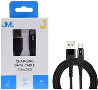 Kable USB - JML Kabel USB CD-110 USB C 2A 1 m czarny 133633 - miniaturka - grafika 1