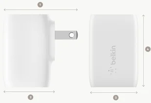 Belkin Netzladegerät USB-C 60W GaN weiß WCH002vfWH - Ładowarki do telefonów - miniaturka - grafika 8